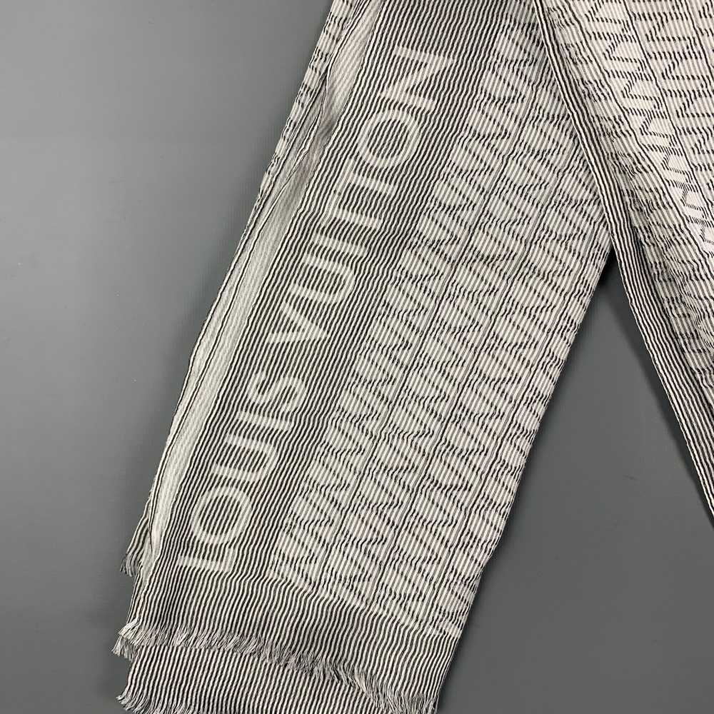 Louis Vuitton LOUIS VUITTON White Grey Stripe Cot… - image 2