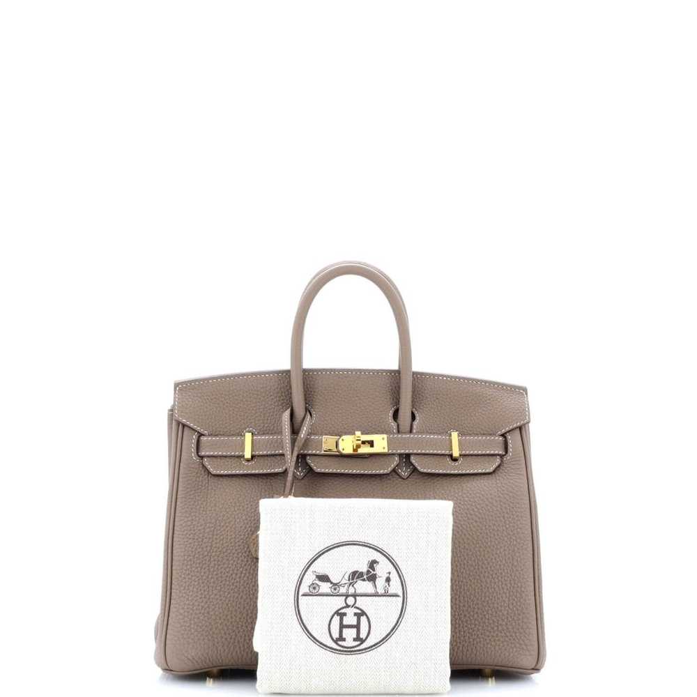 Hermès Birkin 25 leather tote - image 2