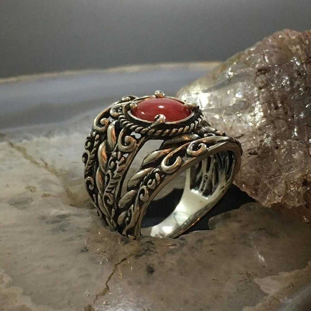 Carolyn Pollack Southwestern Style Sterling Red J… - image 3