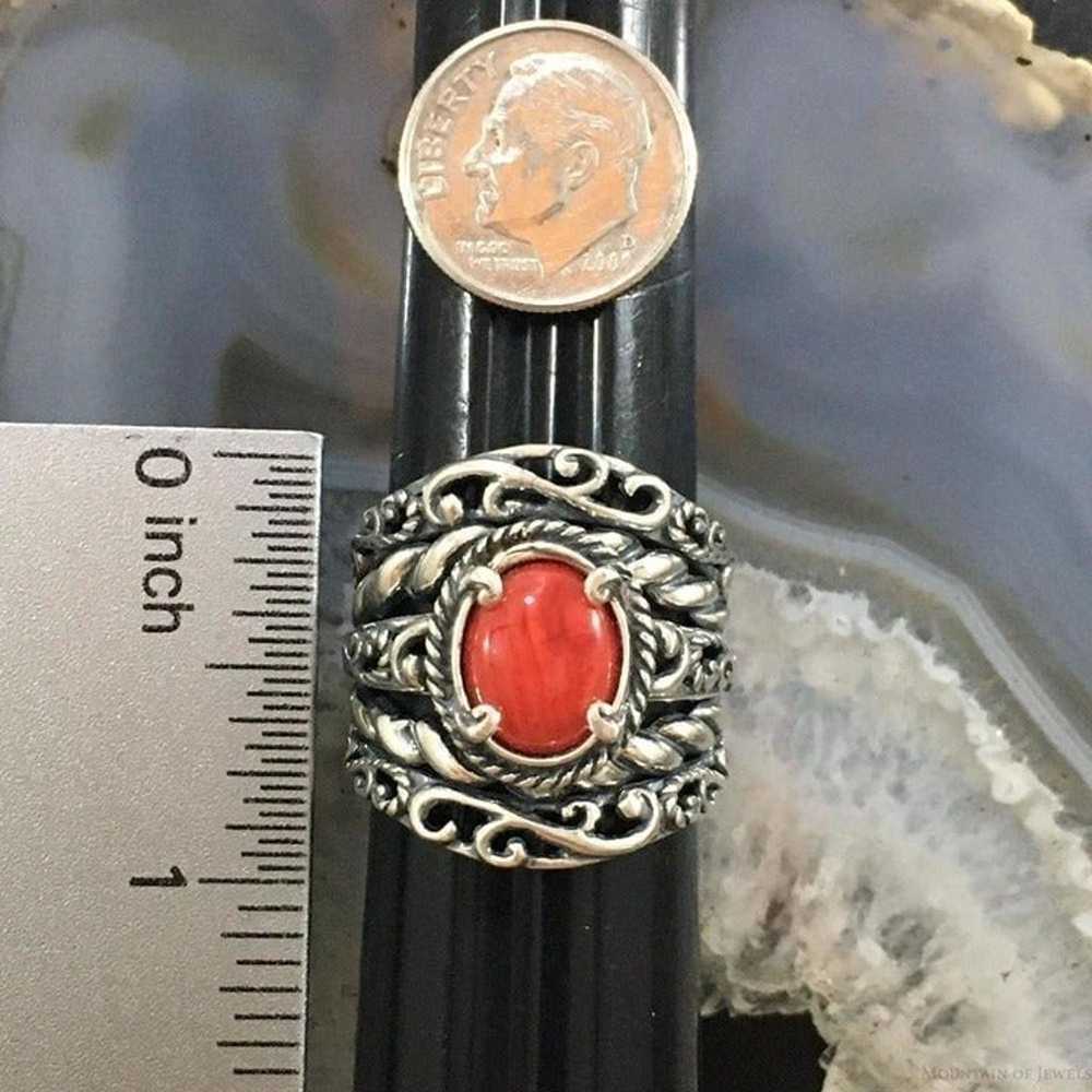 Carolyn Pollack Southwestern Style Sterling Red J… - image 9