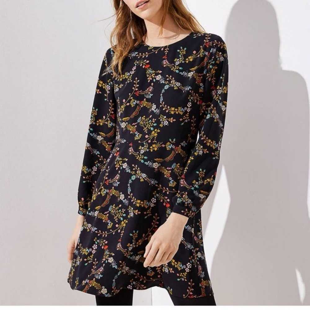 Loft Floral Boho Dress - image 1