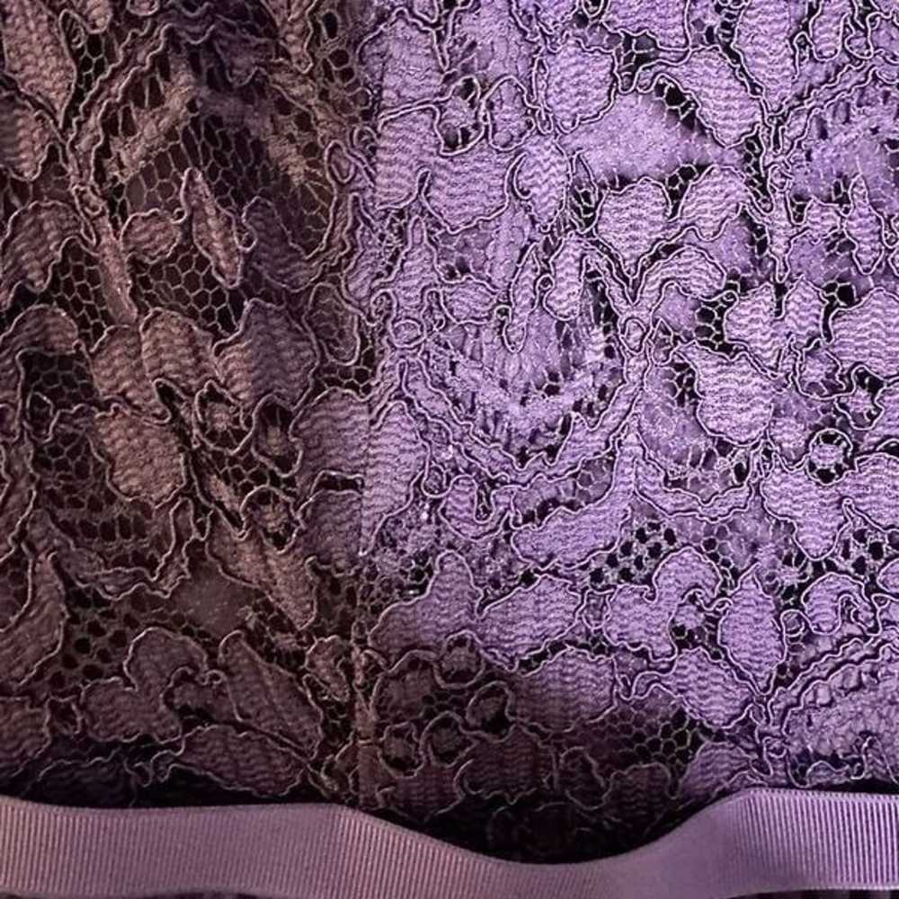 Davids Bridal Purple lace formal Dress-Long woman… - image 2