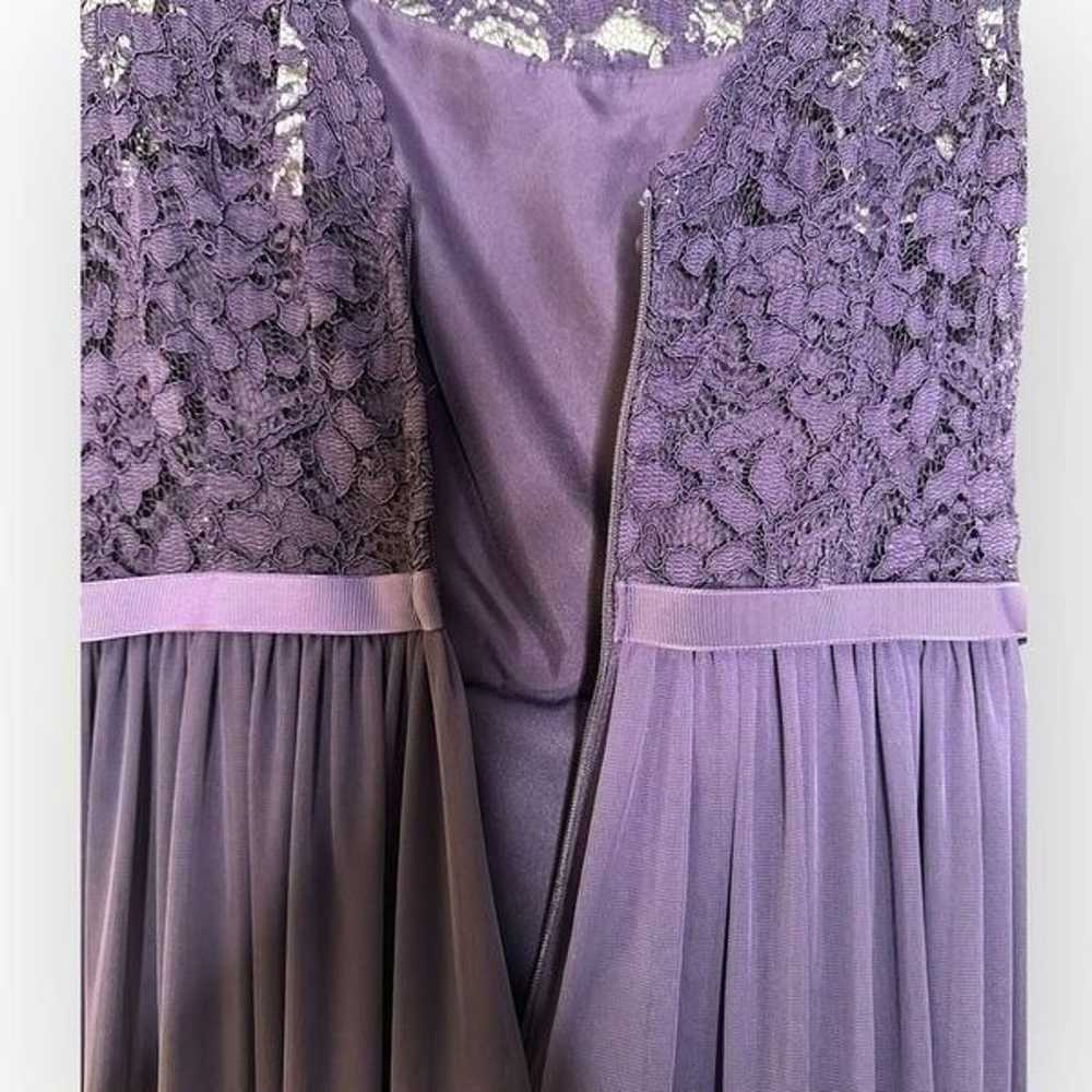 Davids Bridal Purple lace formal Dress-Long woman… - image 6