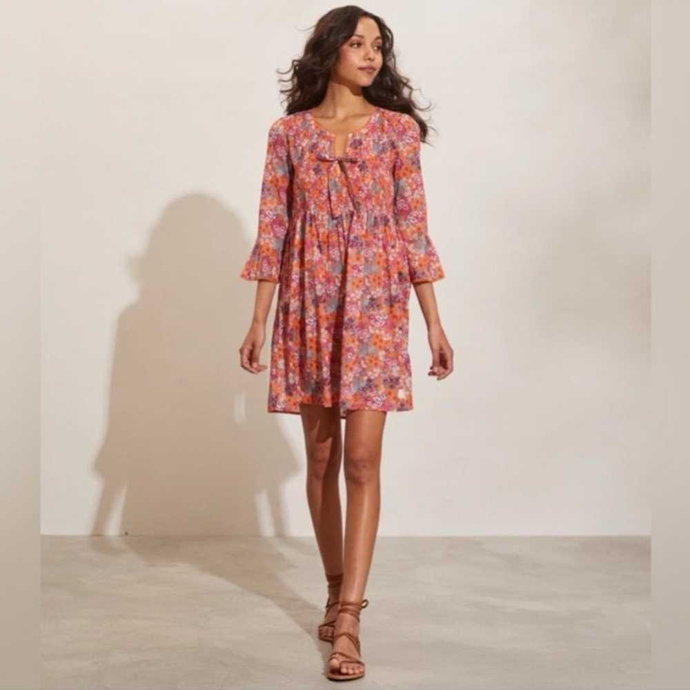 Odd Molly Anthropologie Reese Tunic Mini Dress Fl… - image 1