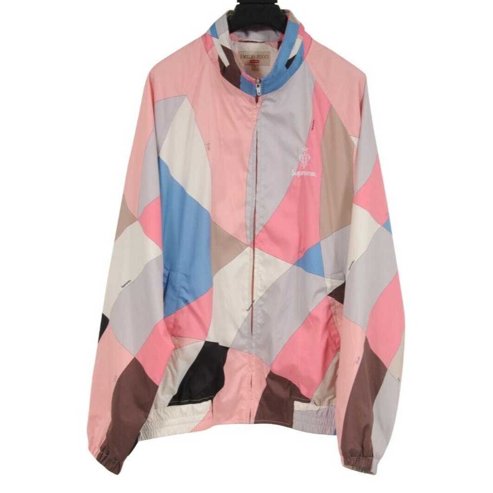 Supreme Emilio Pucci Pink Nylon Sport Hooded Jack… - image 1