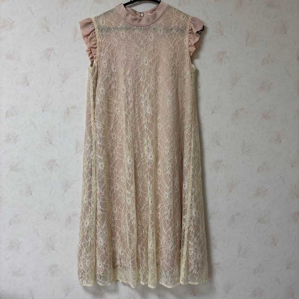 Overall Lace Sleeveless Dress - image 2