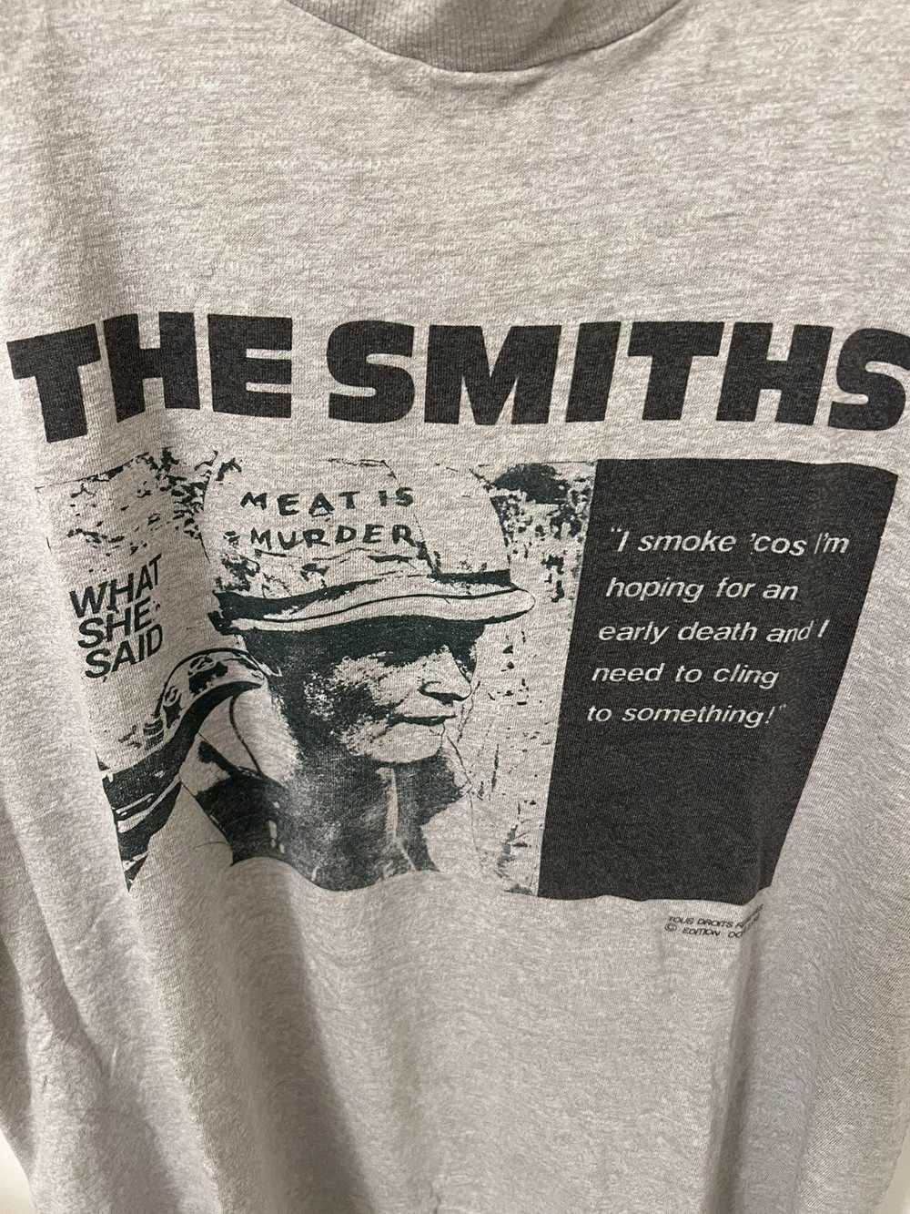 Vintage 90’s The Smiths “Meat is Murder” Tee - image 2