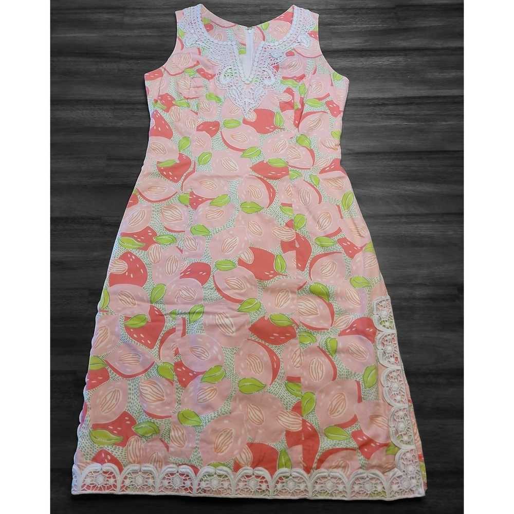 VTG Lilly Pulitzer Mango Mama Shift Dress size 4 … - image 2