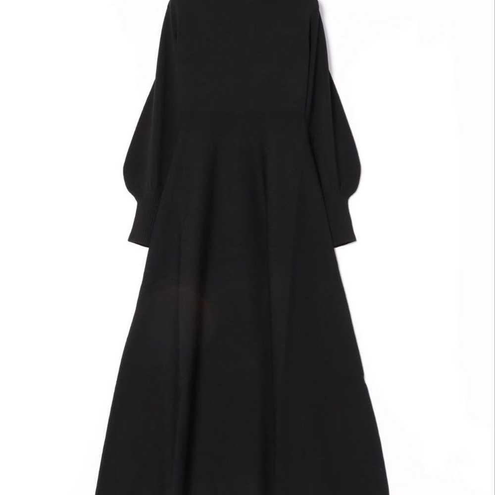 Rizexy Long Flared Knit Dress Black - image 4