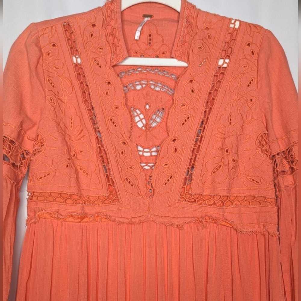 NWOT Free People In Dreamland Embroidered Bodice … - image 9