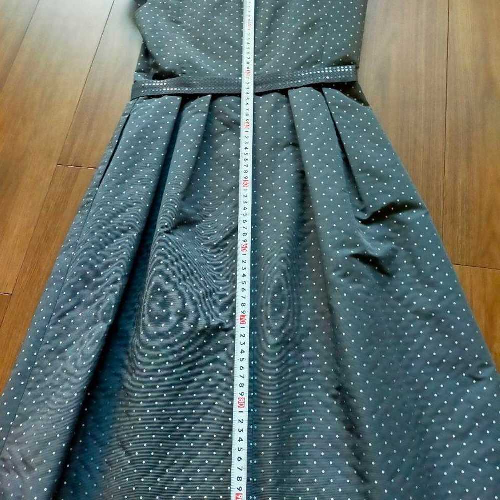 【TO BE CHIC】Embroidered 2-way Dot Dress Gray Size… - image 8