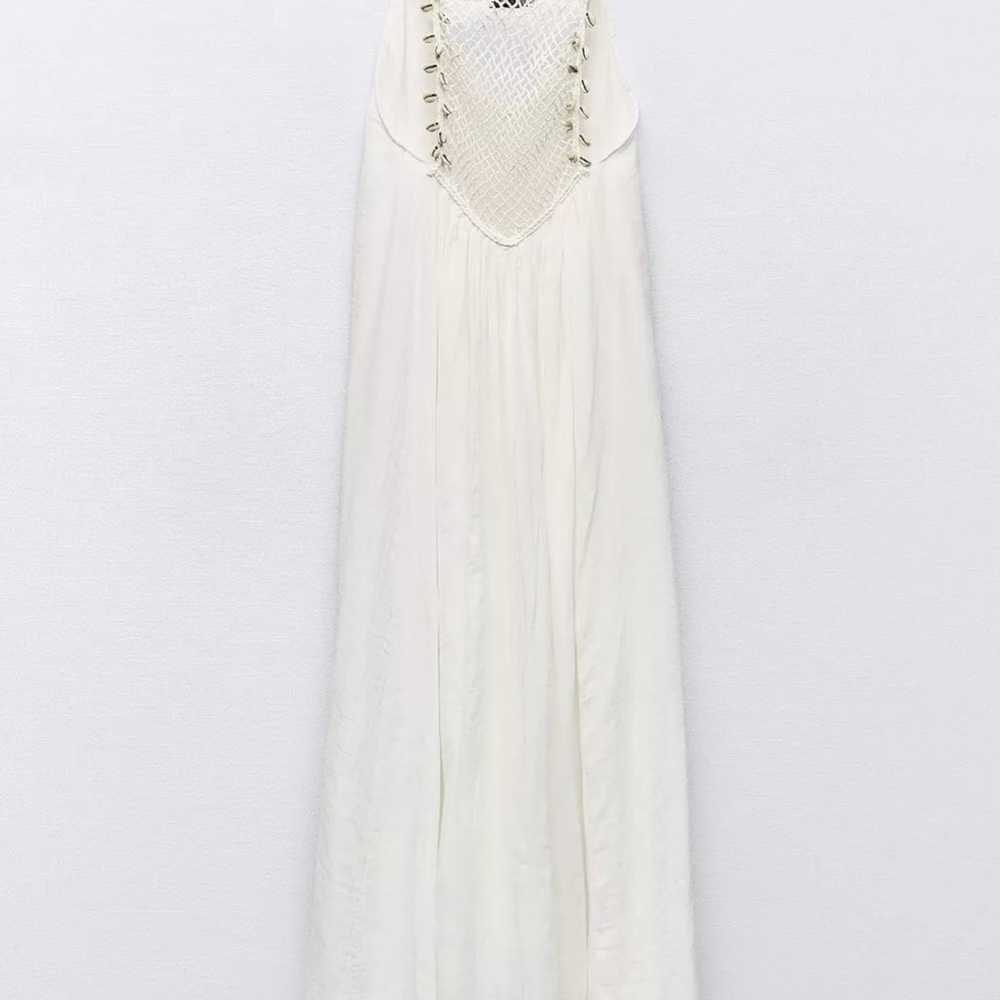 Zara Seashell Crochet Dress - image 12