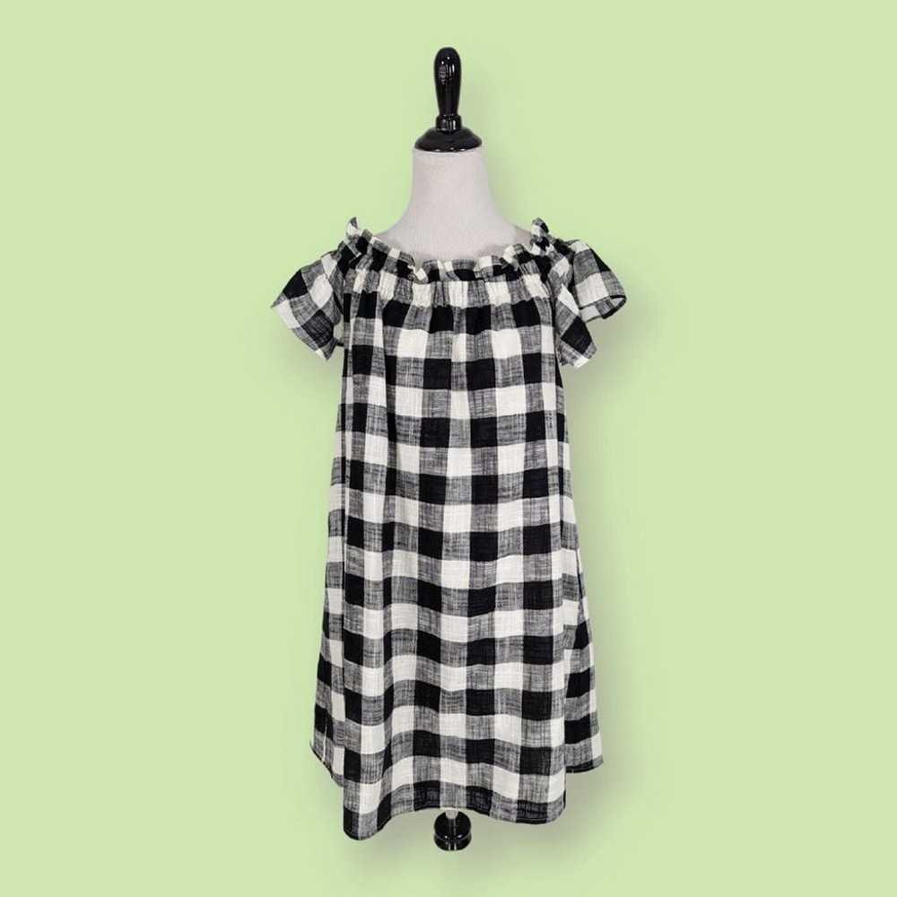 Corey Lynn Calter Anthropologie Gingham Linen Ble… - image 1