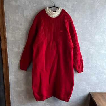 Vintage Rare Lacoste Knit Dress Retro Rare Vintage