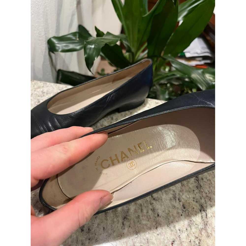 Chanel Slingback leather ballet flats - image 2