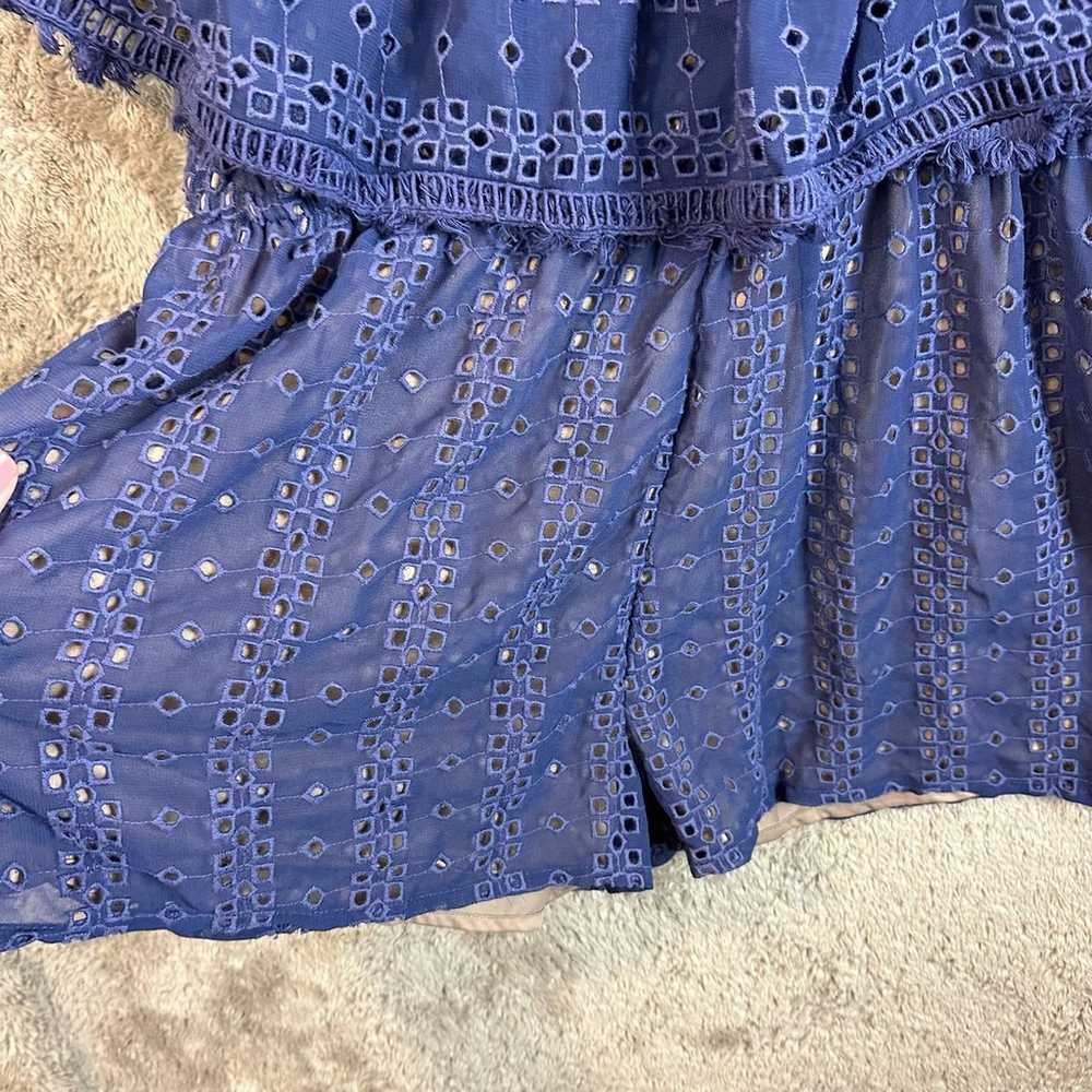 Anthropologie Ranna Gill Tiered Eyelet Off Should… - image 6