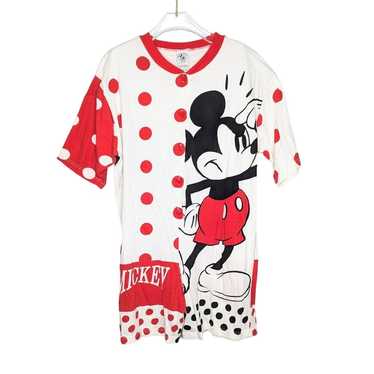 Mickey & Co Vintage Mickey Mouse Red Black Graphic