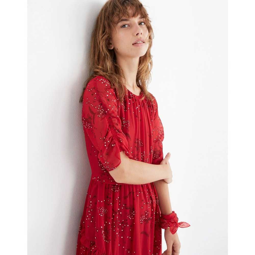 Madewell Windpoppy Ruffle Midi Dress in Windswept… - image 2