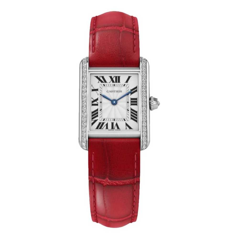 Cartier Tank Louis Cartier white gold watch - image 1