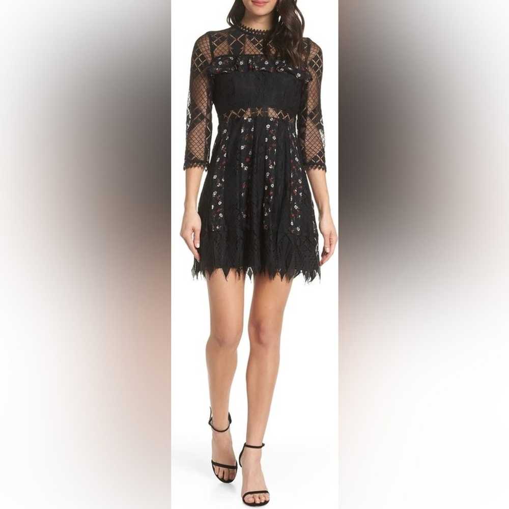 Foxiedox Black Josefine Lace & Clip Dot Cocktail … - image 1