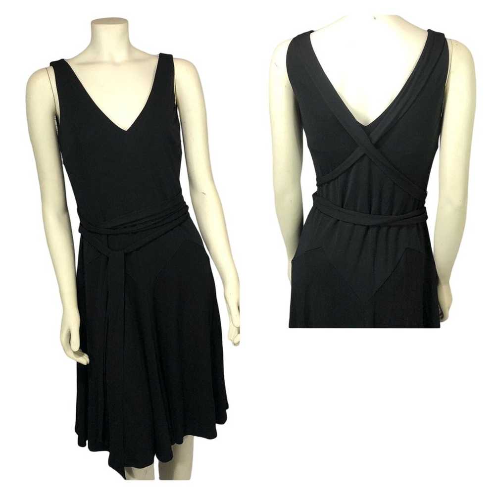 Lauren Ralph Lauren black sleeveless criss cross … - image 1