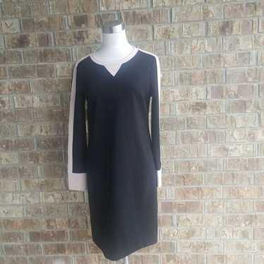 J. CREW Black & Blush Dress - Size 6