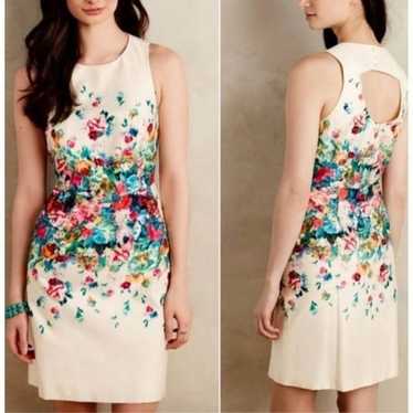 Anthropologie Maeve floral tea dress