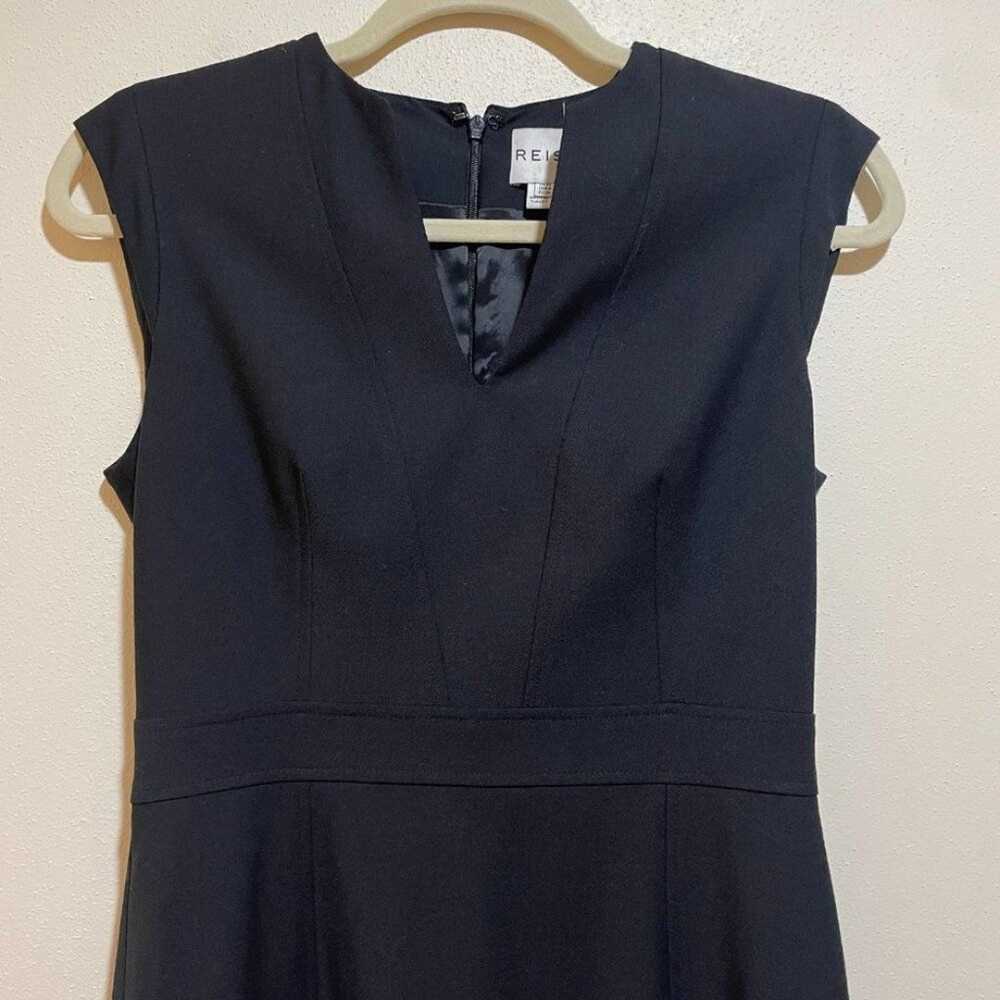 Reiss Size 6 Bianca Sleeveless Sheath Dress Black… - image 3