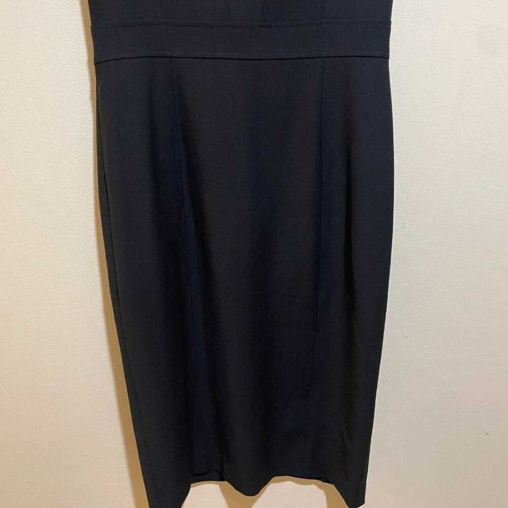 Reiss Size 6 Bianca Sleeveless Sheath Dress Black… - image 6