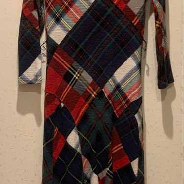 Polo Ralph Lauren check patterned long dress with 