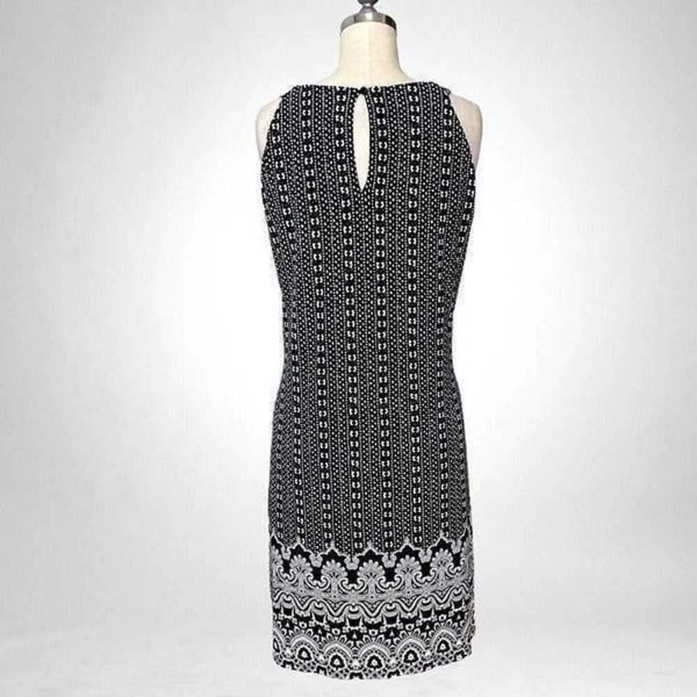 White House Black Market Crochet Neck Printed Kni… - image 6