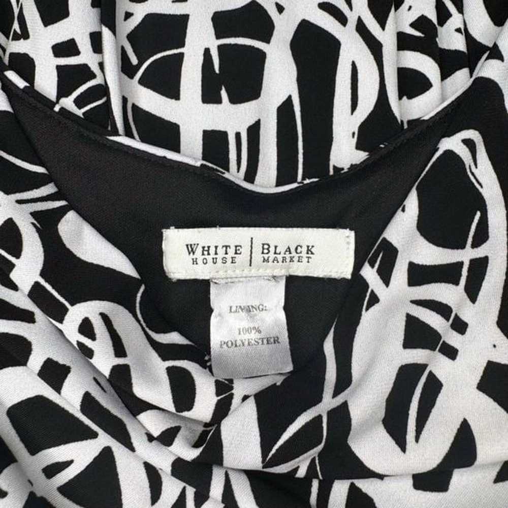 White House Black Market Printed V-Neck Fit & Fla… - image 9