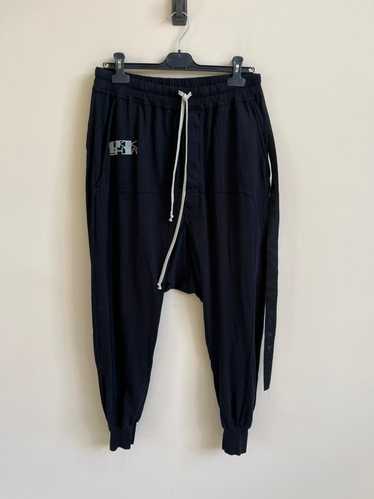 Rick Owens Drkshdw Logo Prisoner Sweat Pants in Bl