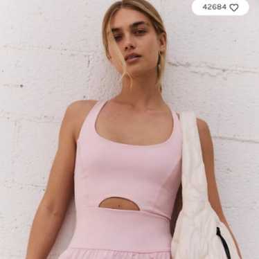 Free People Righteous Runsie Small NWOT Rose Water