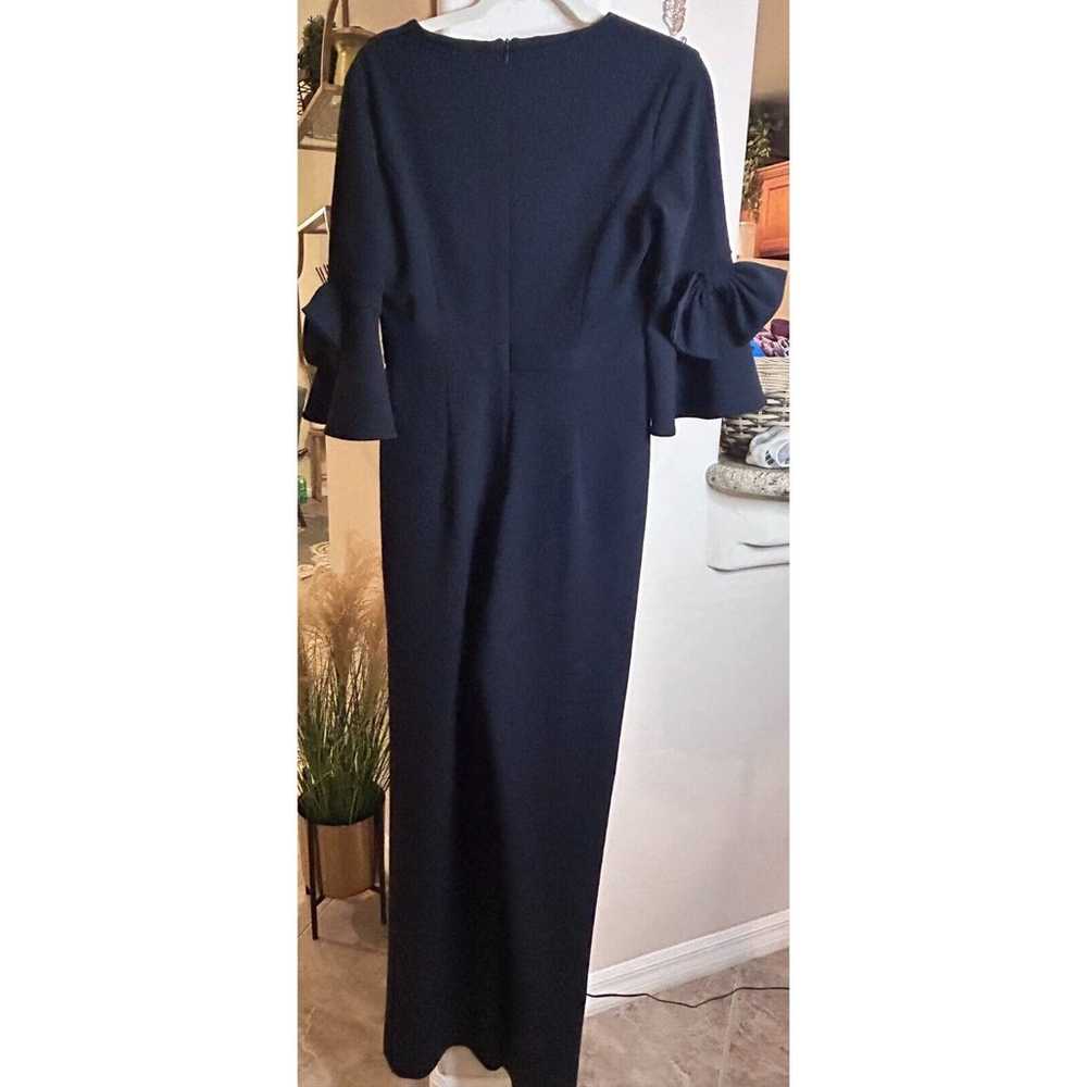 Donna Morgan Navy Formal Jumpsuit 3/4 Bow Sleeve … - image 6