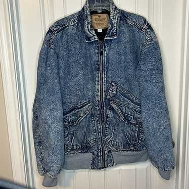 90s EDWIN Denim Trucker Jacketケミカルウォッシュ 90s EDWIN Denim Trucker Jacketケミカルウォッシュ