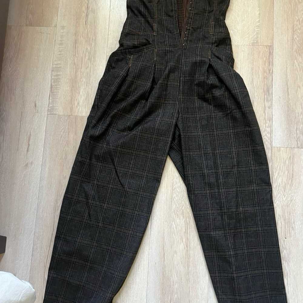 BDG Danny Strapless Plaid Jumpsuit - image 5