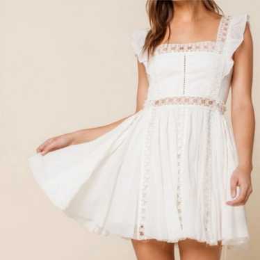 Free People Lace Verona Mini Dress