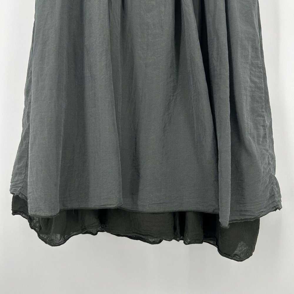 CP Shades Julia Midi Dress Silk Blend Gray Green … - image 10