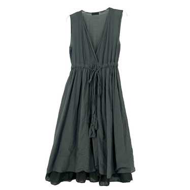 CP Shades Julia Midi Dress Silk Blend Gray Green … - image 1