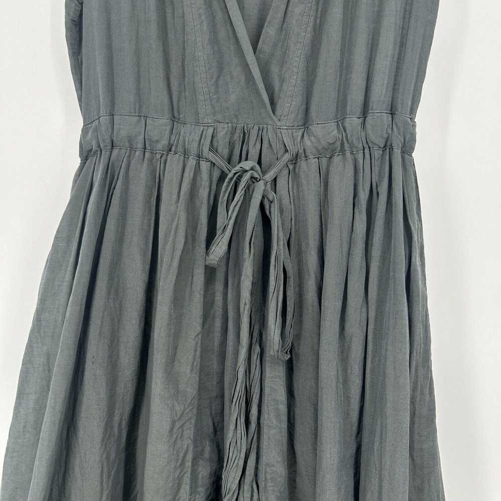 CP Shades Julia Midi Dress Silk Blend Gray Green … - image 4