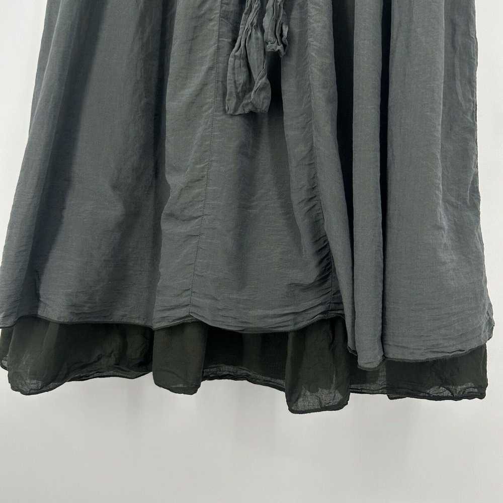 CP Shades Julia Midi Dress Silk Blend Gray Green … - image 5