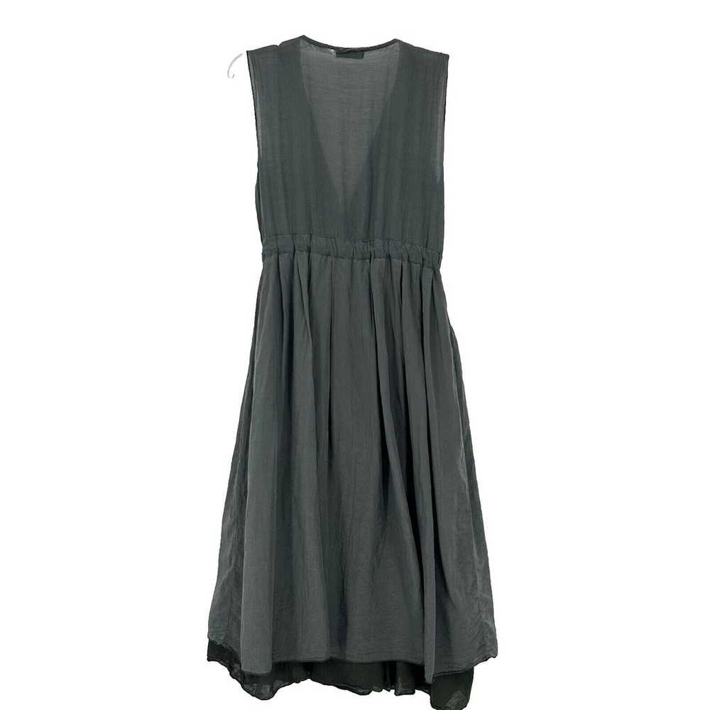 CP Shades Julia Midi Dress Silk Blend Gray Green … - image 7