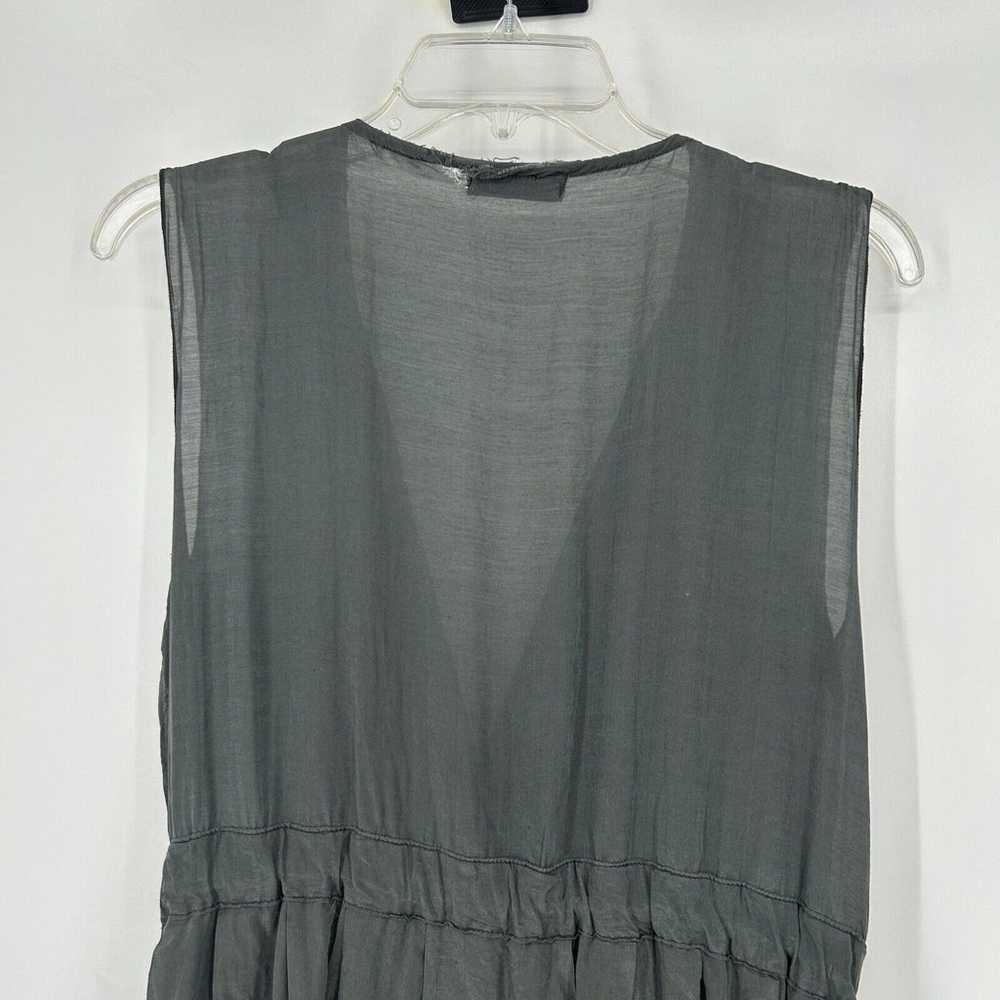 CP Shades Julia Midi Dress Silk Blend Gray Green … - image 8