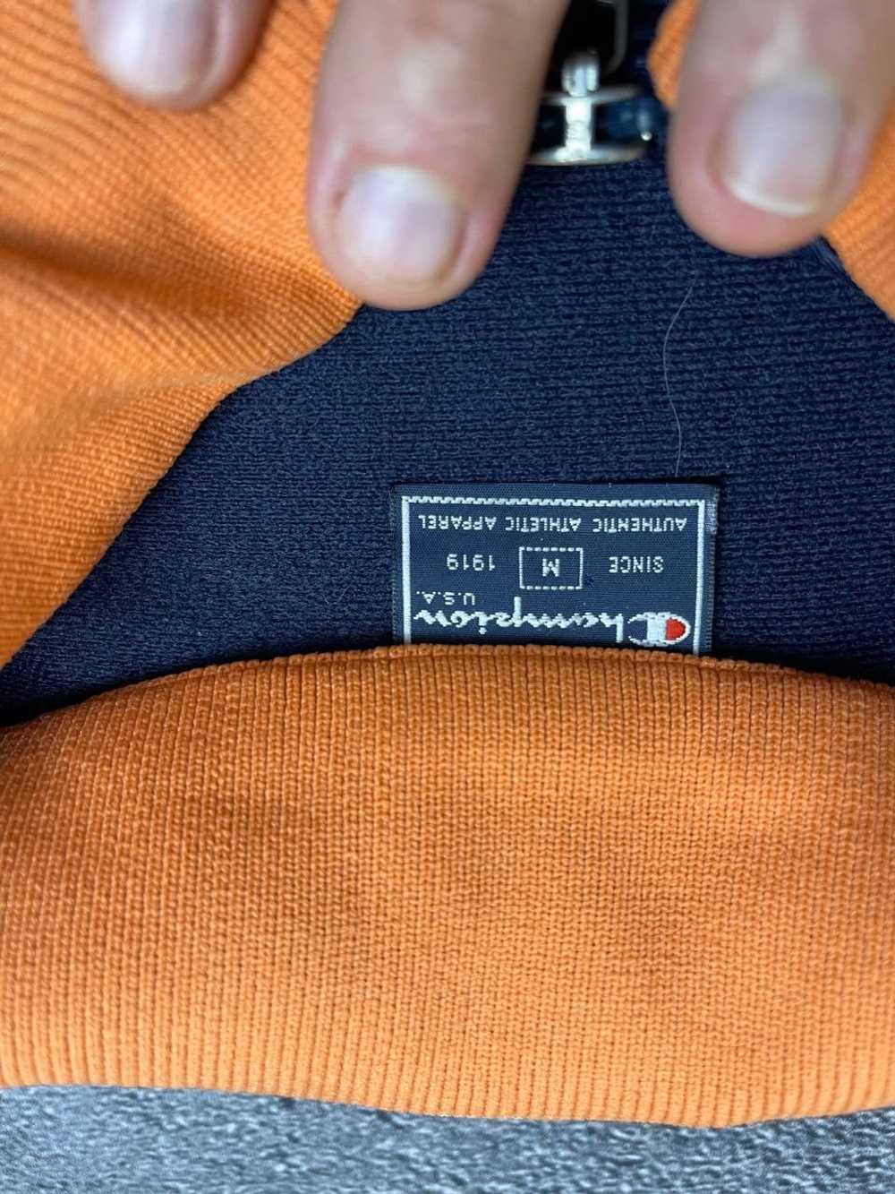 Champion × Made In Usa × Vintage Vintage Orange T… - image 5