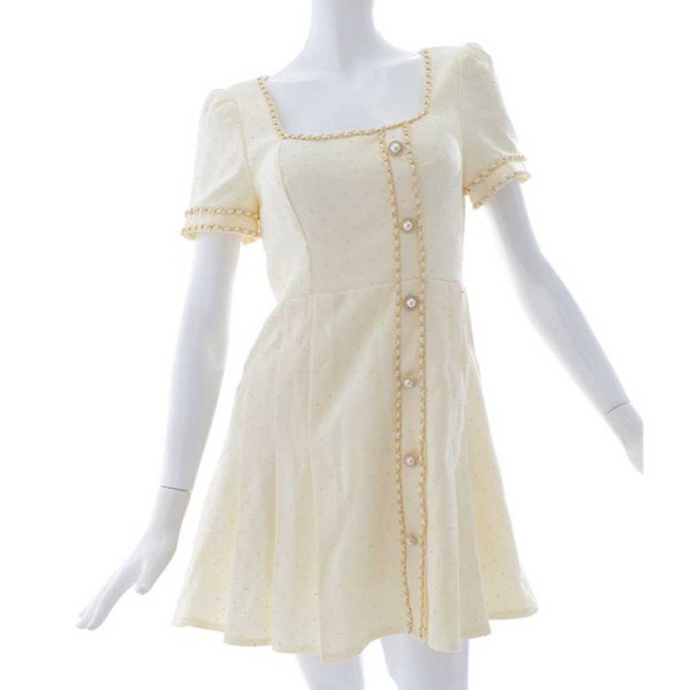 JEWELS Ivory Square Neck Dress XL - image 3