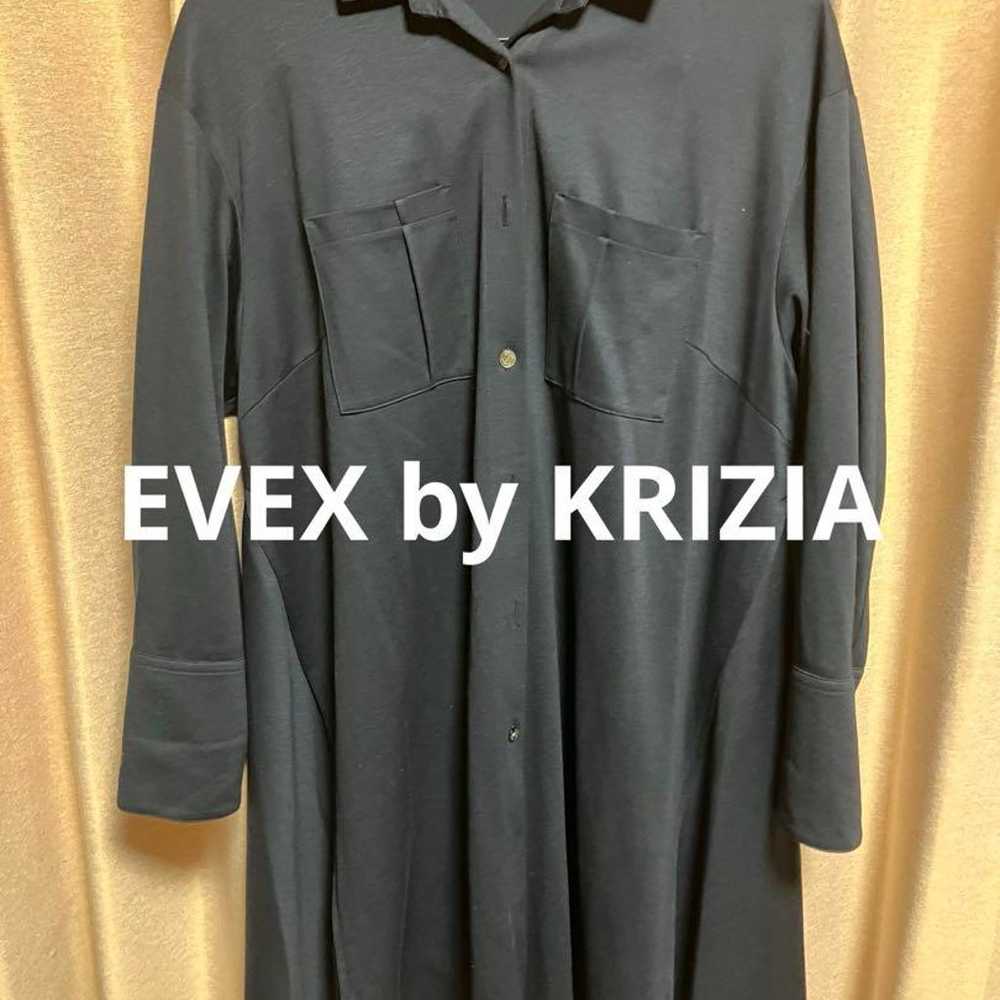 EVEX by KRIZIA Black Shirt Dress 44 - image 1