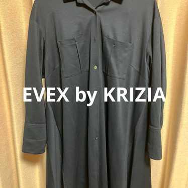 EVEX by KRIZIA Black Shirt Dress 44 - image 1