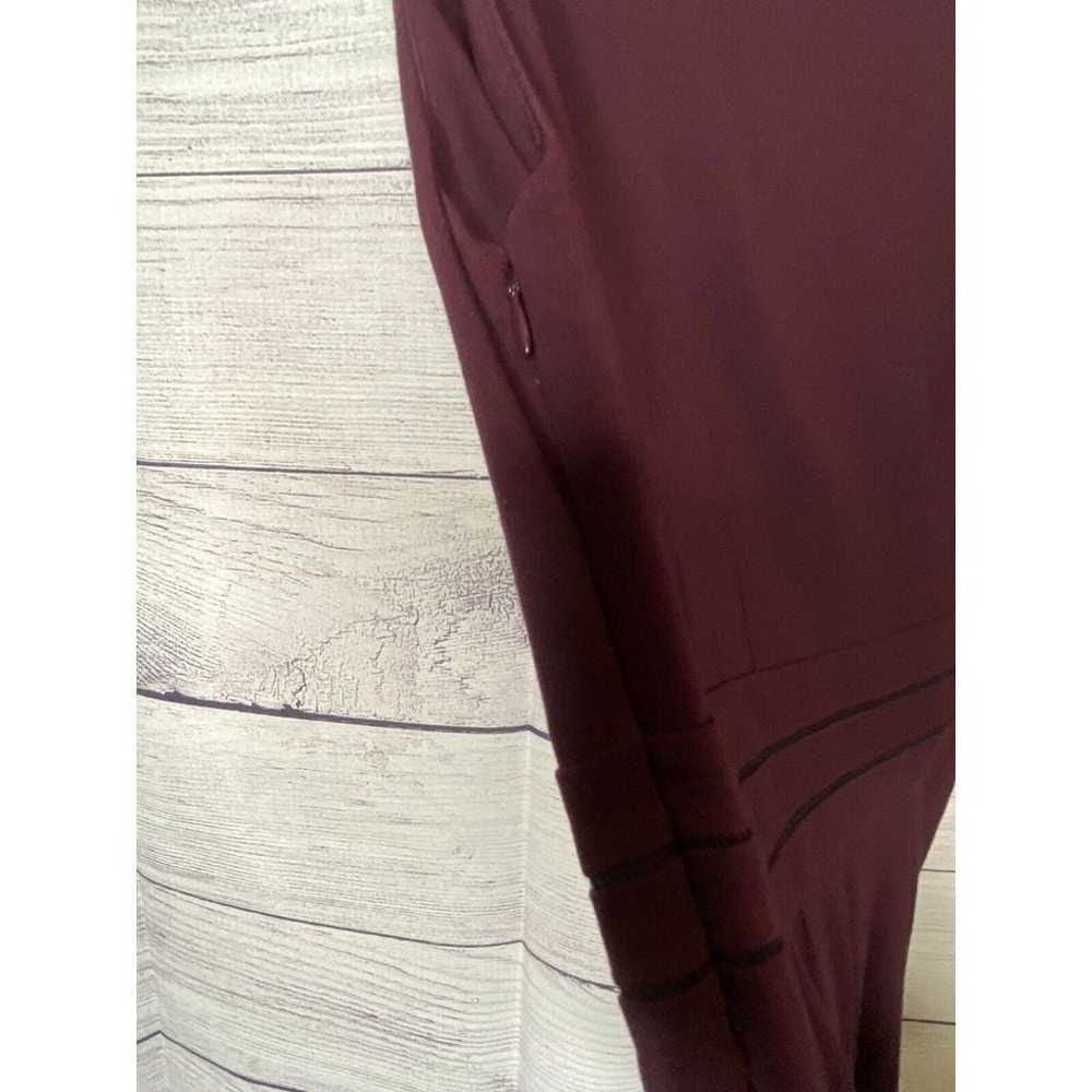 Beautiful Diane von Furstenberg plum dress w/side… - image 4