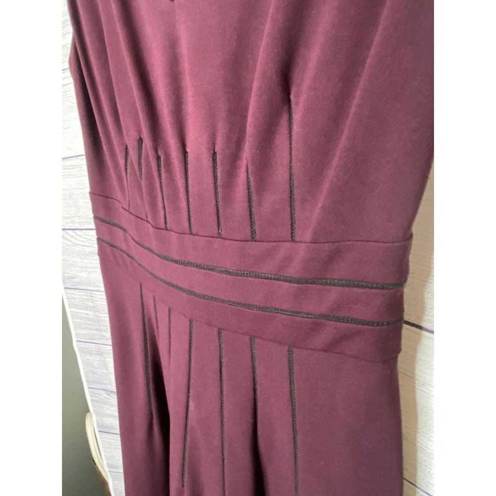 Beautiful Diane von Furstenberg plum dress w/side… - image 5